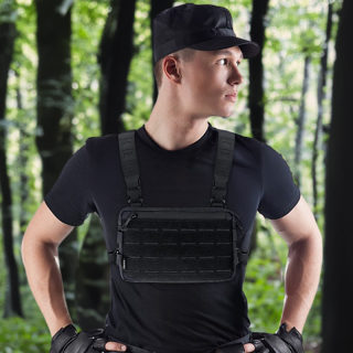 1000D Tactical Airsoft Bag | Molle Vest & Chest Bag Camping Pack 6