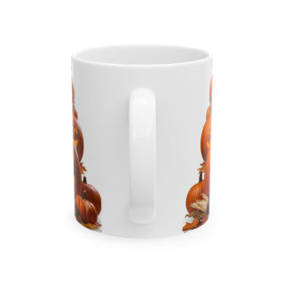 Jack-O'-Lantern Pattern Mug | Halloween Pumpkin Coffee Cup 5