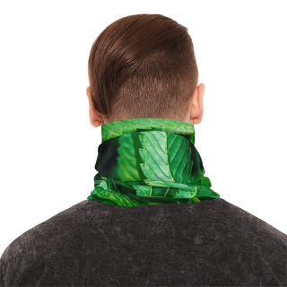 Marijuana Leaf Skull Neck Gaiter 9