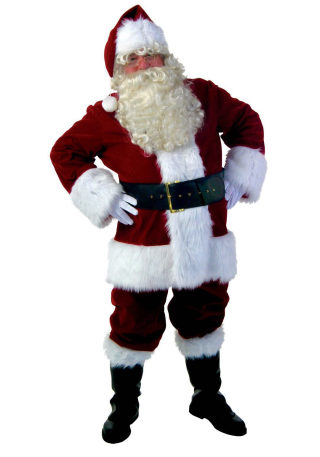 Christmas Party Santa Claus Costume, Multiple Sizes 6