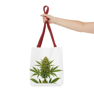 Cannabis Bud Illustration Tote | Botanical Cannabis Plant Tote 49