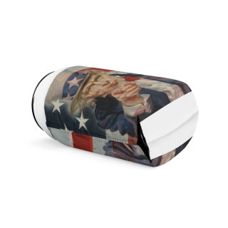 Uncle Sam Pointing Can Cooler Sleeve | American Flag Patriotic 9