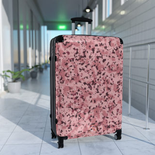 Pink Digital Camo Suitcase | Rolling Carry-On Luggage 9