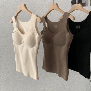Heated Seamless Backless Bra | Padded Push-Up Winter Vest 2