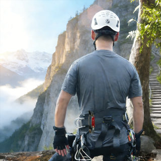 Arborist Climbing Harness | Quickdraw Carabiners for Rock Climbing & Rescue 6