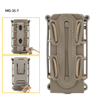9mm Scorpion Style Soft Shell Mag Pouch | Molle Buckle Accessory Box 6
