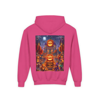 Spooky Pumpkin Patch Trick or Treat Kids Hoodie 63