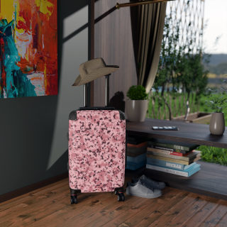 Pink Digital Camo Suitcase | Rolling Carry-On Luggage 13