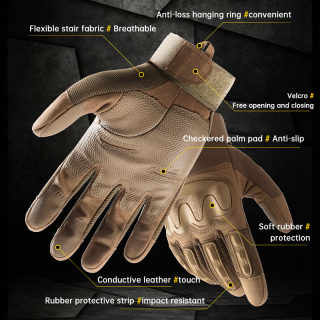 Men's Tactical Full-Finger Anti-Slip Gloves 3