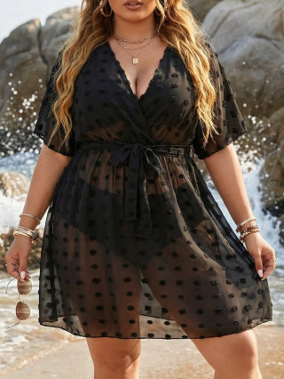 Beach cover-up (tie-up) 6