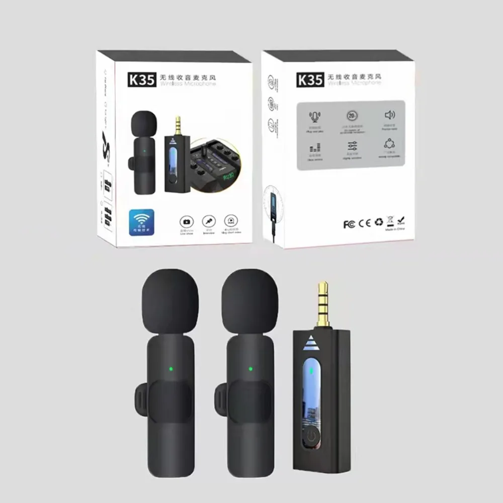 Wireless K35 Omnidirectional Lavalier Microphone | Bluetooth 5.3 Condenser 2