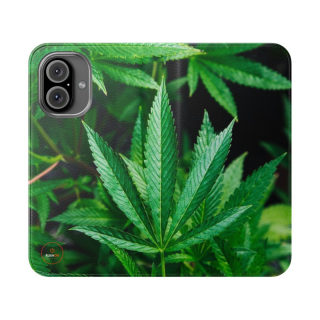 Marijuana leaf flip case 18