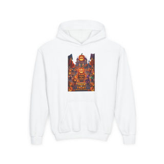 Spooky Pumpkin Patch Trick or Treat Kids Hoodie 2