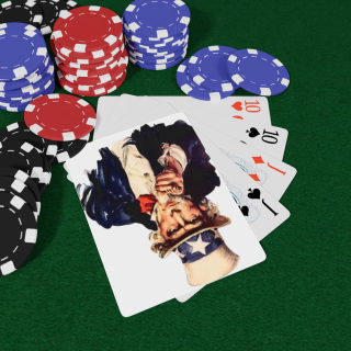 Uncle Sam Playing Cards | Poker Deck with Ace of Spades Design 7