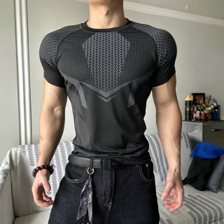 Men's Fitness Quick-Dry Athletic T-Shirt | Fitted Workout Top 4