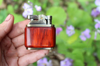 Zorro Wooden Kerosene Lighter, Push-Button Ignition 6