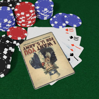 Uncle Sam I Want You Poker Playing Cards | Vintage Military Playing Cards