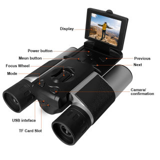 HD Night Vision Binoculars | Digital Telescope with Screen, Bird Watching 2