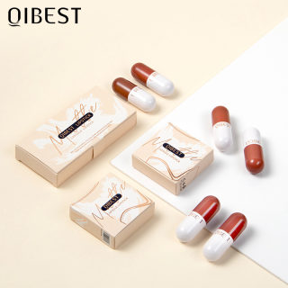 QIBEST Mini Capsule Lipstick Set, Velvet Matte