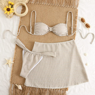 Striped bikini set 4