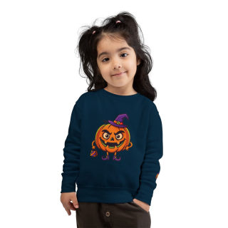 Jack-o'-Lantern Witch Pumpkin Toddler Sweatshirt 47