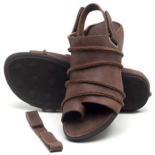Women's Plus-Size Open-Toe Beach Sandals with Velcro 4