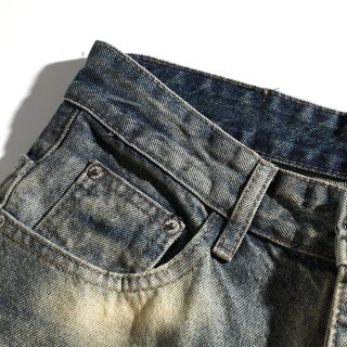 Loose Gradient Faded Straight Leg Jeans 3