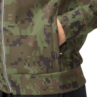 Unisex Track jacket,  digital green camo 18