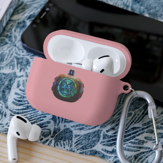 Neon Pumpkin Skull AirPods Case 30