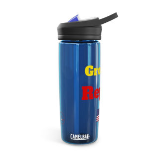 Grow One Repeat water bottle, American flag CamelBak Eddy 20oz/25oz 4