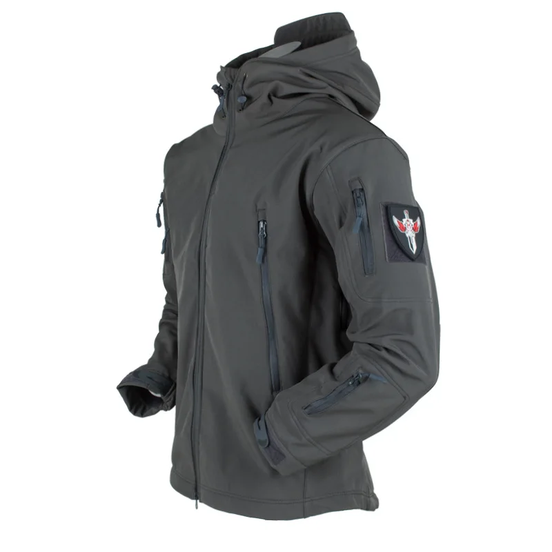 Men's Tactical Windproof Waterproof Soft Shell Jacket | Military Field Bomber 3
