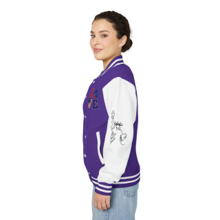 Trick or Treat Jack-o'-Lantern Letterman Jacket | Halloween Varsity Jacket 49
