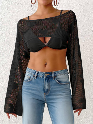 Crocheted beach cover-up 6