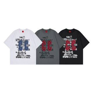 Color Block Washed Short Sleeve T-Shirt 5