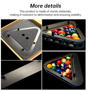 Precision Professional Billiard Ball Rack, Solid Wood 4