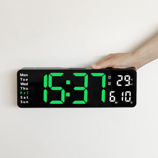 16-Inch Nordic-Style Digital LED Wall Clock 5