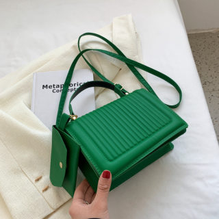 Hong Kong Style Small Square Handbag | Korean Fashion Shoulder Bag 3