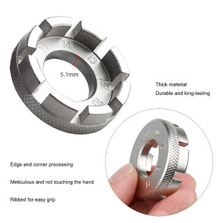 Bicycle Wheel Spoke Wrench | Multi-Spec Wire Wheel Rim Repair Tool 4