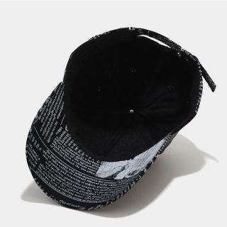 Retro Newspaper-Print Baseball Cap 3