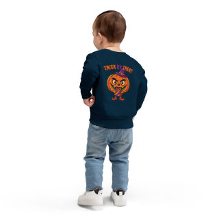 Jack-o'-Lantern Witch Pumpkin Toddler Sweatshirt 39