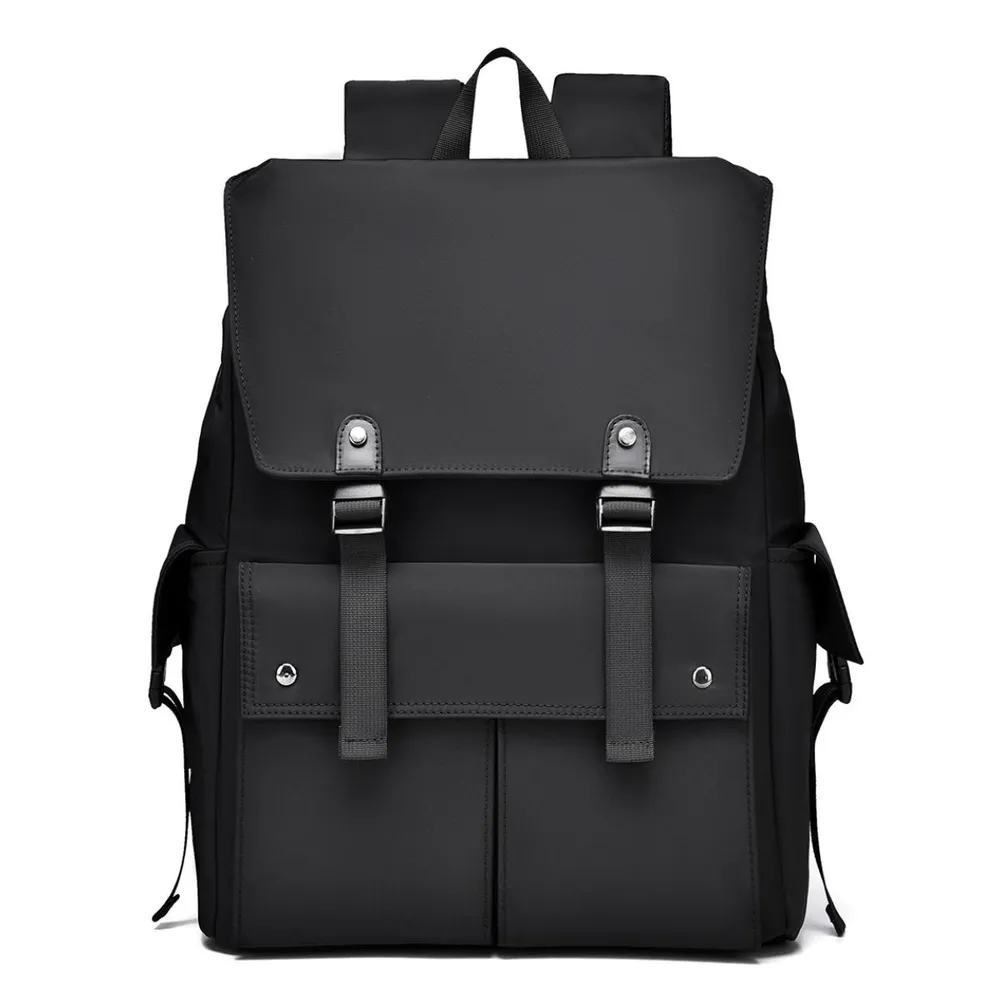 PU Leather Multi-Pocket Backpack with Adjustable Straps 6