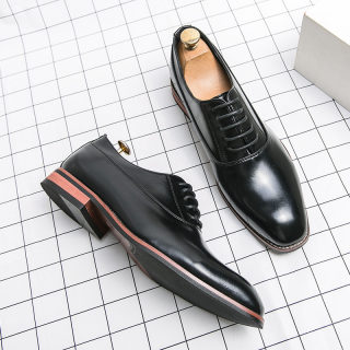 Men's Lace-Up Pointed Business Shoes | Formal Casual Leather Shoes 4
