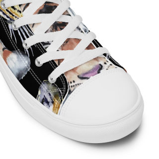 Men's High-Top Canvas Shoes "Lion Print" 18