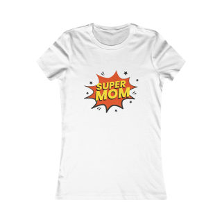 Super Mom Comic Burst T-Shirt | 80s Retro Graphic Tee