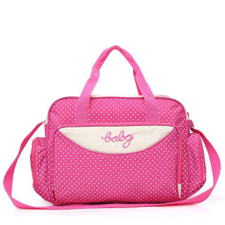 5-Piece Large-Capacity Diaper Bag Set for Mom and Baby 4