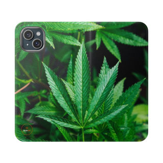 Marijuana leaf flip case 24