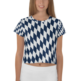 All-Over Print Crop Tee