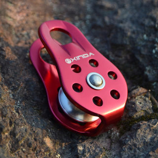 XINDA Rock Climbing Pulley | Fixed Sideplate Outdoor Survival Hauling Gear 6