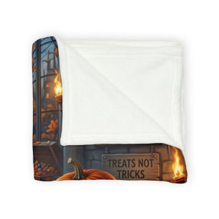 Jack-o'-Lantern Candy Feast Blanket 8