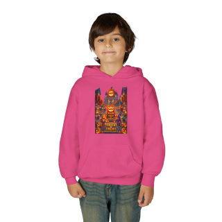 Spooky Pumpkin Patch Trick or Treat Kids Hoodie 31